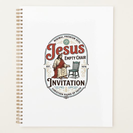 Invitation Jésus Chaise Vide Invitation Jésus Chai (Devant)