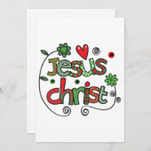 Invitation Jésus-Christ (Devant / Derrière)