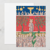 Invitation Jésus-Christ et 12 Apôtres (Devant / Derrière)