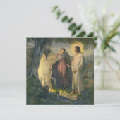 Invitation Jésus Christ ressuscité par la tombe par ML Greer (Debout devant)