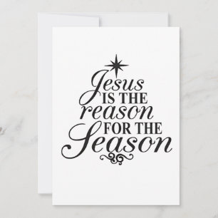 Invitation Jésus Est La Raison De La Saison De Noël