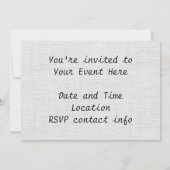 Invitation Jésus est Père Noël pour des adultes (Dos)