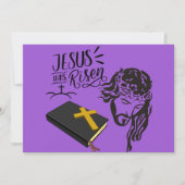 Invitation Jésus est ressuscité (Devant)