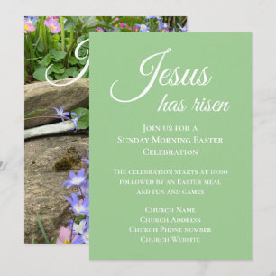 Invitation Jésus est ressuscité Service chrétien de Pâques à 