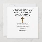 Invitation Jésus est Seigneur (Dos)