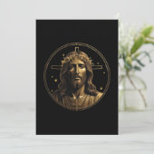 Invitation Jésus Gold 1 (Debout devant)