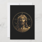 Invitation Jésus Gold 1 (Dos)