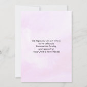 Invitation JESUS GREATEST LOVE STORY Logo QR Code EASTER (Dos)