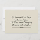 Invitation Jésus Jeune Fille Première Sainte Communion Invita (Dos)