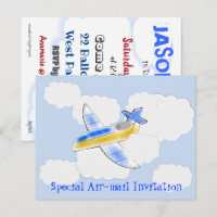 Jet Plane Air Mail Anniversaire (modifier l'âge)