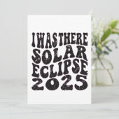 Invitation J'étais là éclipse solaire 2025 Éclipse partielle (Debout devant)