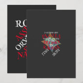 INVITATION J'ÉTAIS LÀ LORSQUE PAMELA A PERDU SES PANTIES RAGU (Devant / Derrière)