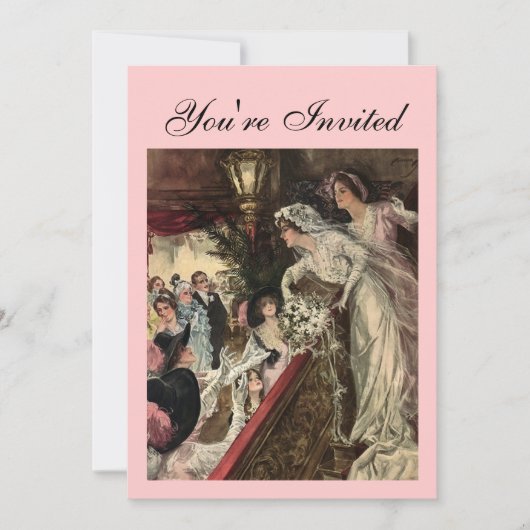 Invitation Jeter le bouquet (Devant)