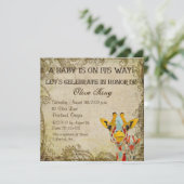 Invitation Jeter un coup d'oeil l'invitation minable de baby (Debout devant)