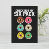 Invitation Jetez Un Coup D'Oeil À Mon Six Pack Fitness Fitnes (Debout devant)