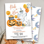 Invitation Jetez un coup d'oeil à un petit Citrouille Boo qui