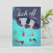 Invitation Jetons des chaussures amusantes fête d'Halloween A (Debout devant)