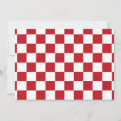 Invitation Jetons-le sur skateboard Birthday Boys Red Photo (Dos)