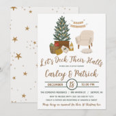 Invitation Jetons leurs couloirs, Fête des mariées de vacance (Devant / Derrière)