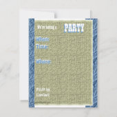 Invitation Jetplane Party (Dos)