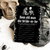 Invitation Jeu Black Halloween Quel âge avait la future marié