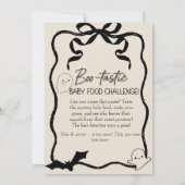 Invitation Jeu Boo-tastic Baby Food Challenge (Dos)