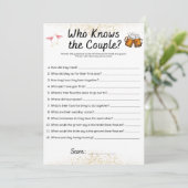 Invitation Jeu conjoint Bachelor/Bachelorette (Debout devant)