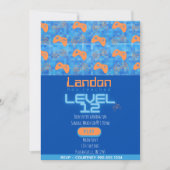 Invitation Jeu d'anniversaire  (Devant)