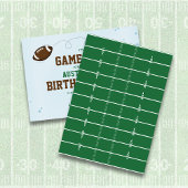Invitation Jeu d'Anniversaire de football de garçon Personnal