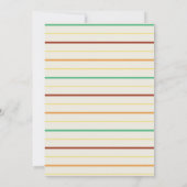 Invitation Jeu d'Anniversaire du Tracteur (Dos)