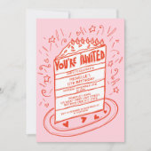 Invitation Jeu d'Anniversaire Tirky Whimsical Fun Main Drathd (Devant)