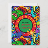 Invitation Jeu d'artisanat (Devant)