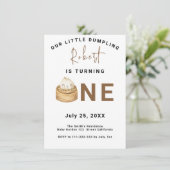 Invitation Jeu de 1er Anniversaire chinois (Debout devant)