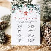 Invitation Jeu de Baby shower de manifestation animale de Noë