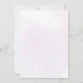 Invitation Jeu de Baby shower papillon maman ou papa (Dos)