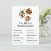 Invitation Jeu de baby shower pour les envies de crème glacée (Debout devant)