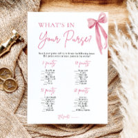 Jeu de Baby Shower "Quel est le contenu de votre s