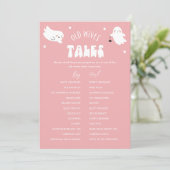 Invitation Jeu de Baby Shower sur les Croyances de Vieilles F (Debout devant)