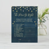 Invitation Jeu de Baby shower Twinkle Little Star (Debout devant)
