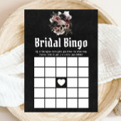 Invitation Jeu de bingo de mariage crâne Halloween