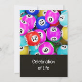 Invitation Jeu de Bingo de prière de photos commémoratives (Devant)