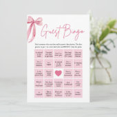 Invitation Jeu de Bingo de Recherche de l'Invité avec un Ruba (Debout devant)