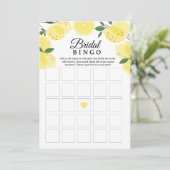 Invitation Jeu de Bingo imprimable pour enterrement de vie de (Debout devant)