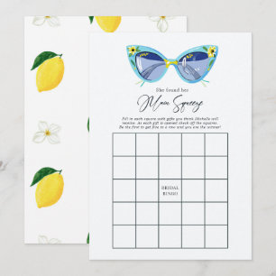 Invitation Jeu de bingo pour enterrement de vie de jeune fill