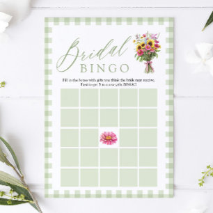 Invitation Jeu de Bingo pour Enterrement de Vie de Jeune Fill