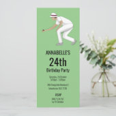 Invitation Jeu de boules sur gazon (Debout devant)