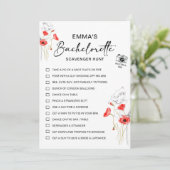 Invitation Jeu de chasse au trésor personnalisé pour l'enterr (Debout devant)