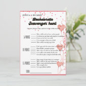 Invitation Jeu de chasse au trésor pour enterrement de vie de (Debout devant)