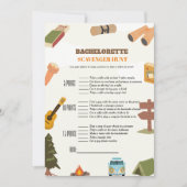 Invitation Jeu de chasse au trésor pour l'enterrement de vie  (Devant)