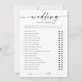 Invitation Jeu de chaussures de mariage moderne (Devant)